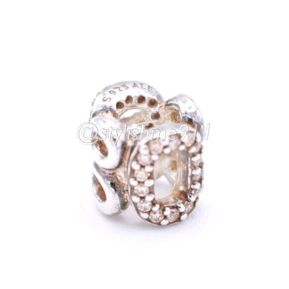 Authentic PANDORA Circle of Friends Charm - 790445CZ - Picture 10 of 12